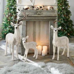 Cerf avec biche et faon Olsen