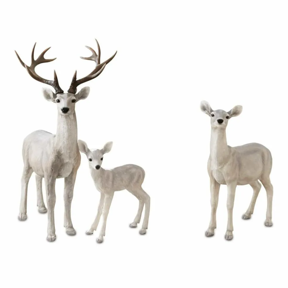 Cerf avec biche et faon Olsen