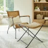 Chaise avec tabouret Dauvron