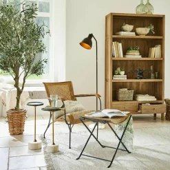 Chaise avec tabouret Dauvron