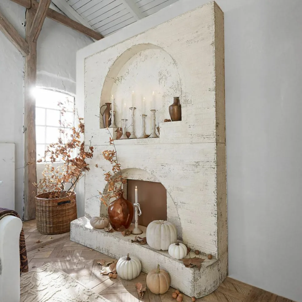 Console de cheminée Forêt Émeraude