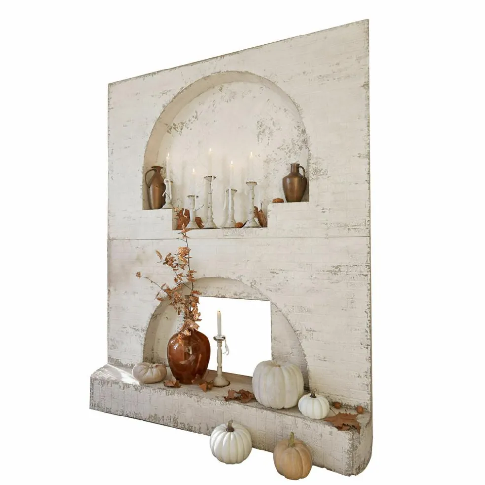 Console de cheminée Forêt Émeraude