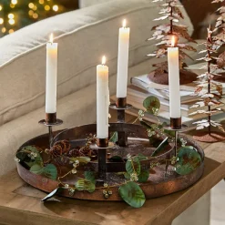 Couronne à bougies avec plateau Ivremont