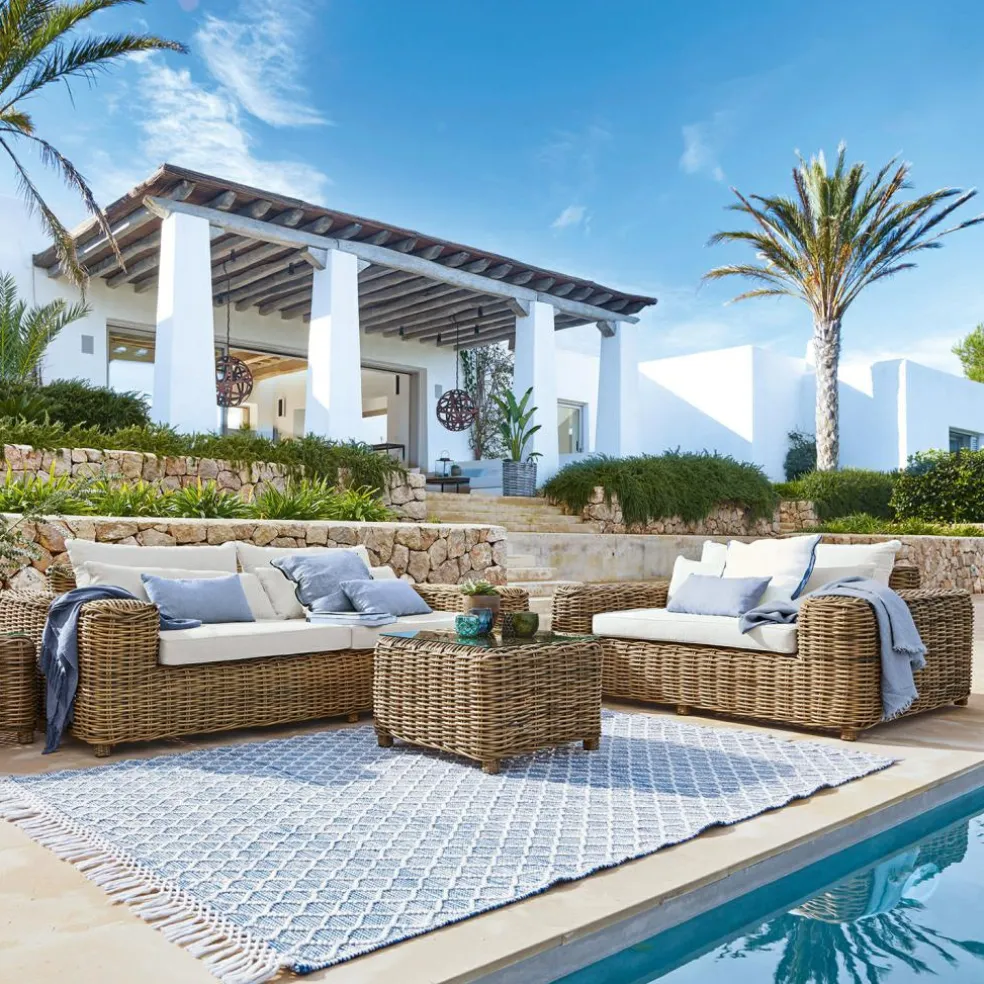 Ensemble canapé et fauteuil Camas