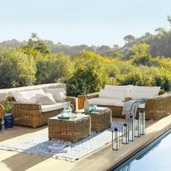 Ensemble canapé et fauteuil Camas