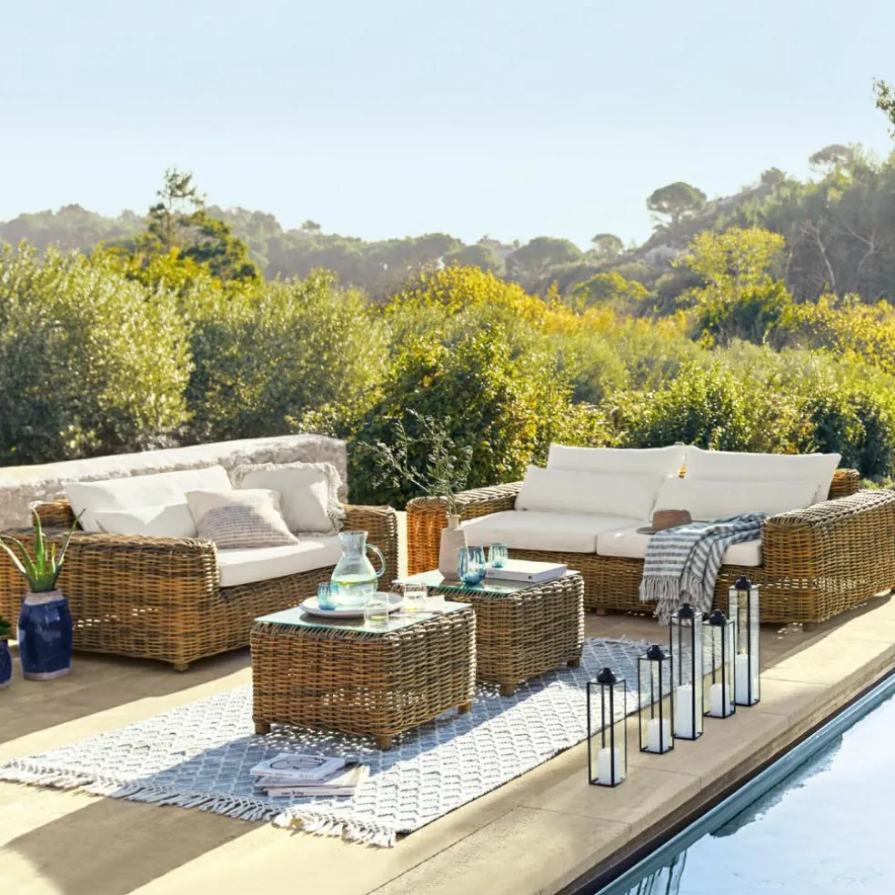 Ensemble canapé et fauteuil Camas