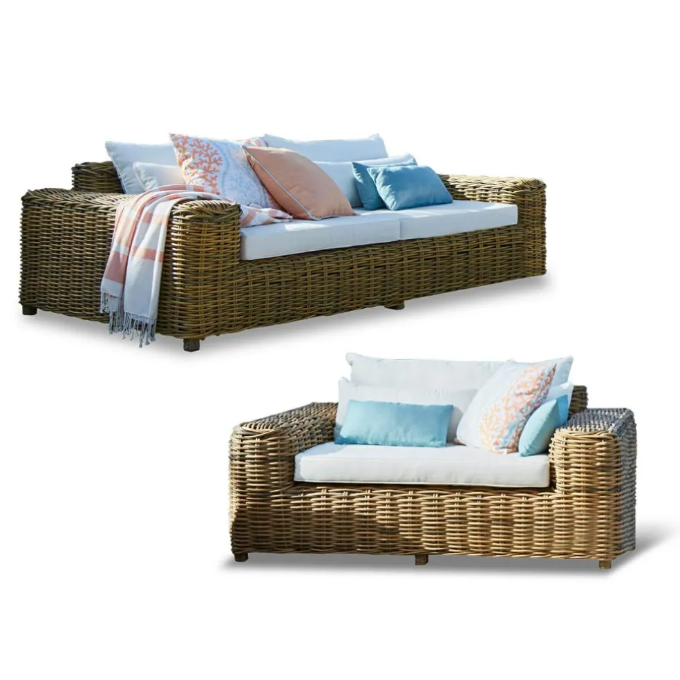 Ensemble canapé et fauteuil Camas