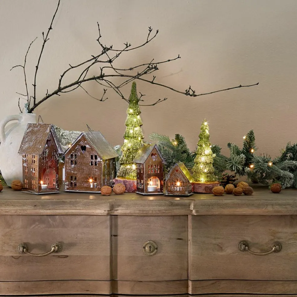 Lot de 2 arbres à LED Merrton