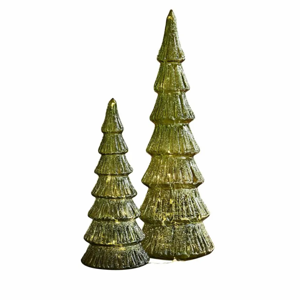 Lot de 2 arbres à LED Merrton
