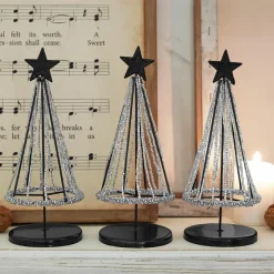 Lot de 3 arbres décoratifs Zerelle