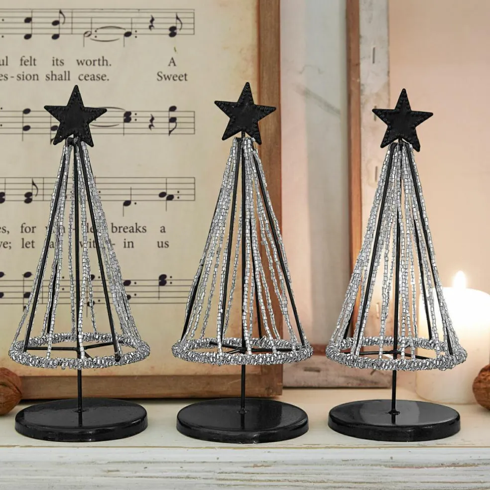 Lot de 3 arbres décoratifs Zerelle