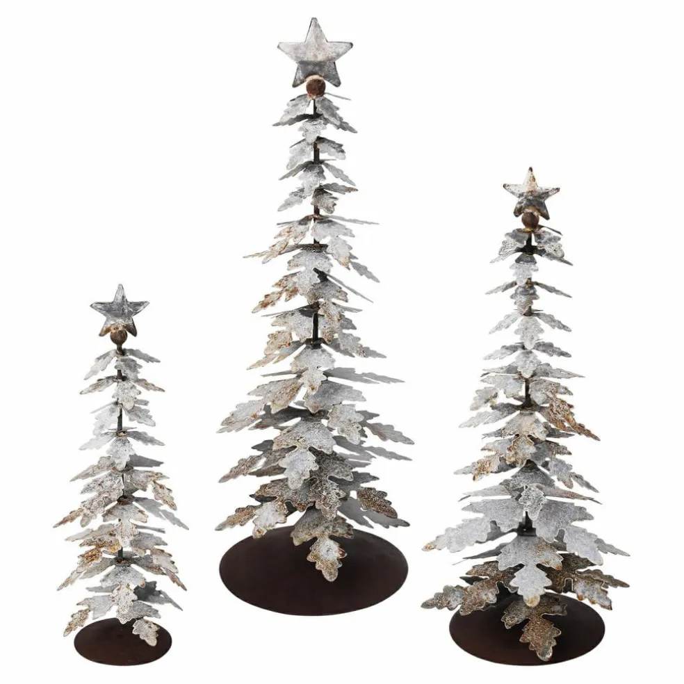 Lot de 3 arbres décoratifs Laruns