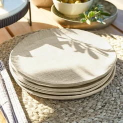 Lot de 4 assiettes à dessert Luganville