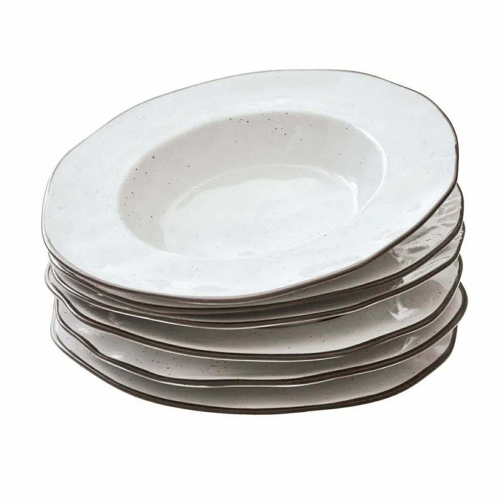 Lot de 6 assiettes creuses Biarré