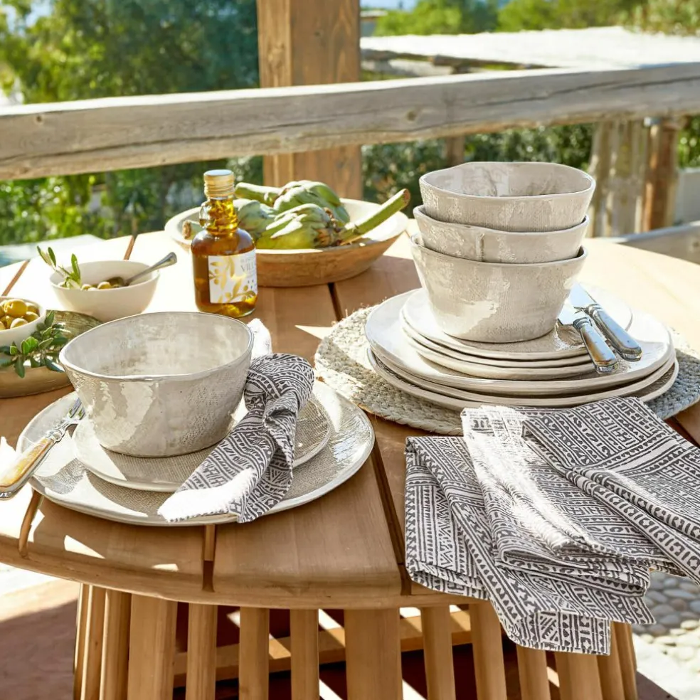 Lot de 4 assiettes Luganville