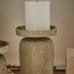 Lot de 3 bougeoirs Amsley