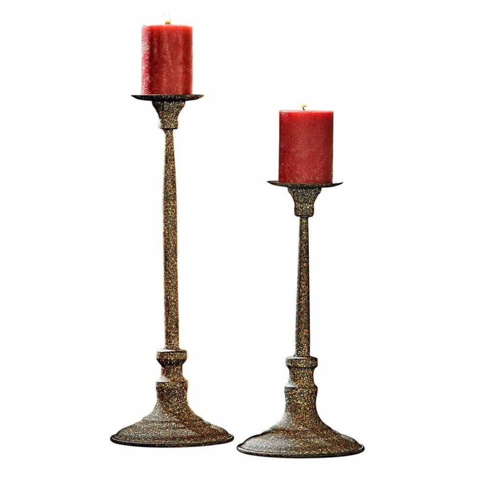 Lot de 2 bougeoirs Avarin