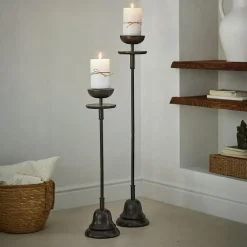 Lot de 2 bougeoirs Brantino