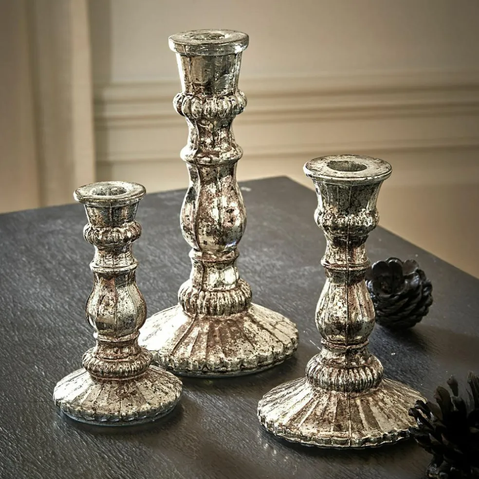 Lot de 3 bougeoirs Favalina