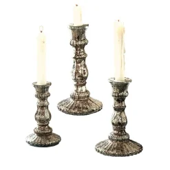 Lot de 3 bougeoirs Favalina