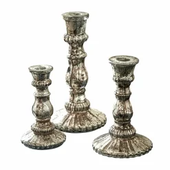 Lot de 3 bougeoirs Favalina