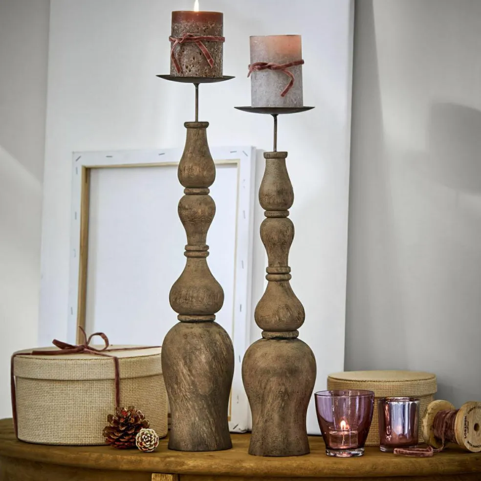 Lot de 2 bougeoirs Fleuries-sur-Marne