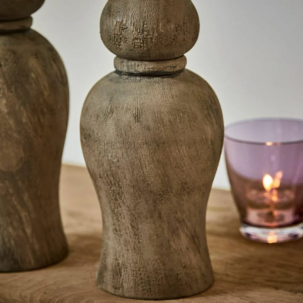 Lot de 2 bougeoirs Fleuries-sur-Marne