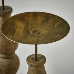 Lot de 2 bougeoirs Fleuries-sur-Marne