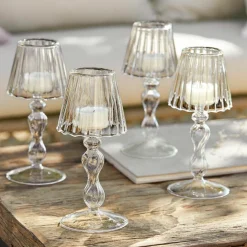 Lot de 4 bougeoirs Jouval