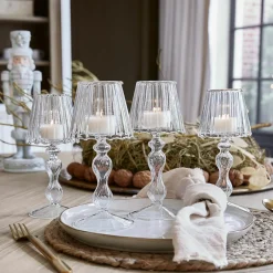 Lot de 4 bougeoirs Jouval