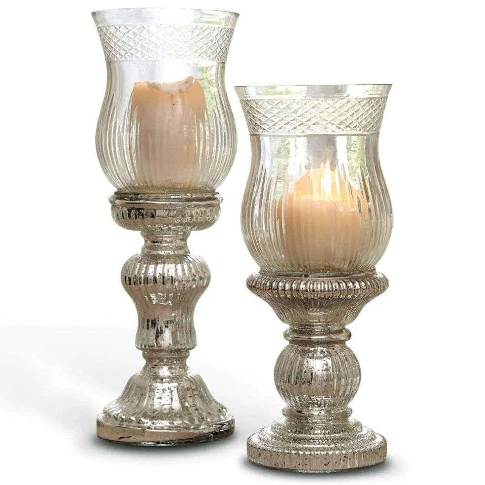 Lot de 2 bougeoirs Luisant