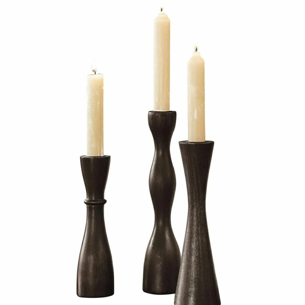 Lot de 3 bougeoirs Méléandre