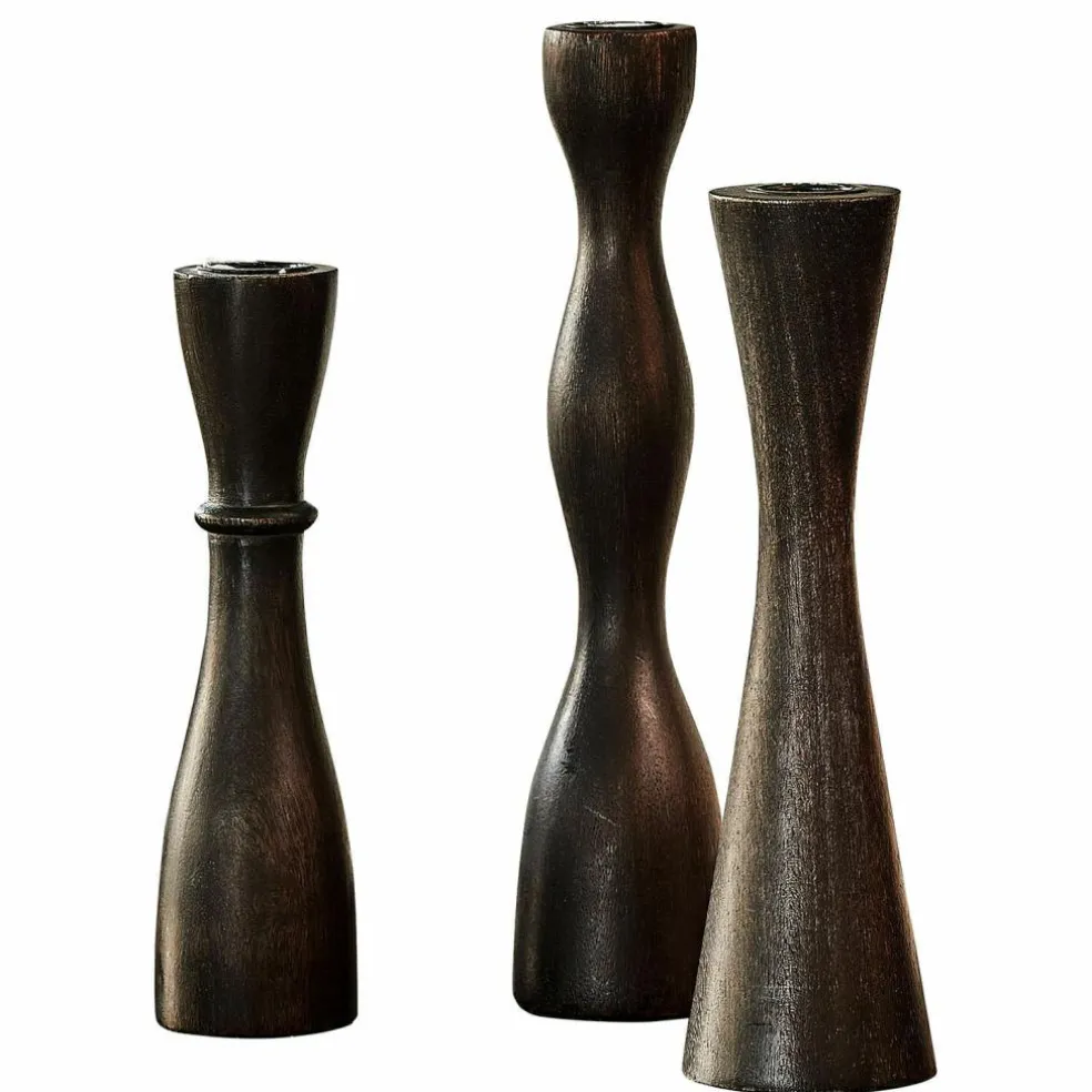 Lot de 3 bougeoirs Méléandre