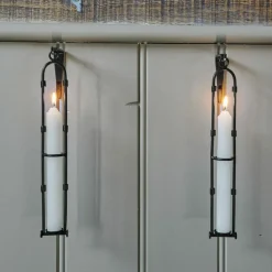 Lot de 2 bougeoirs muraux Vivendas