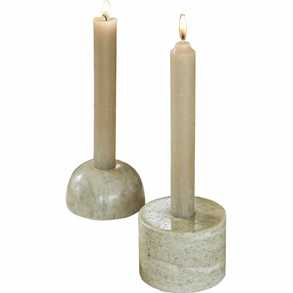 Lot de 2 bougeoirs Najira