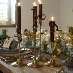 Lot de 4 bougeoirs Namoris