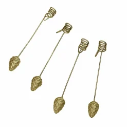 Lot de 4 bougeoirs Norélie