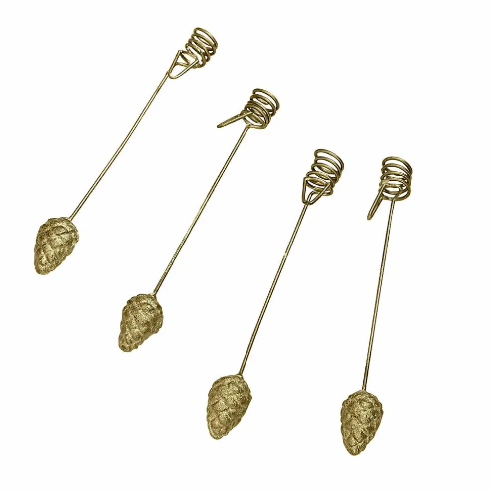 Lot de 4 bougeoirs Norélie