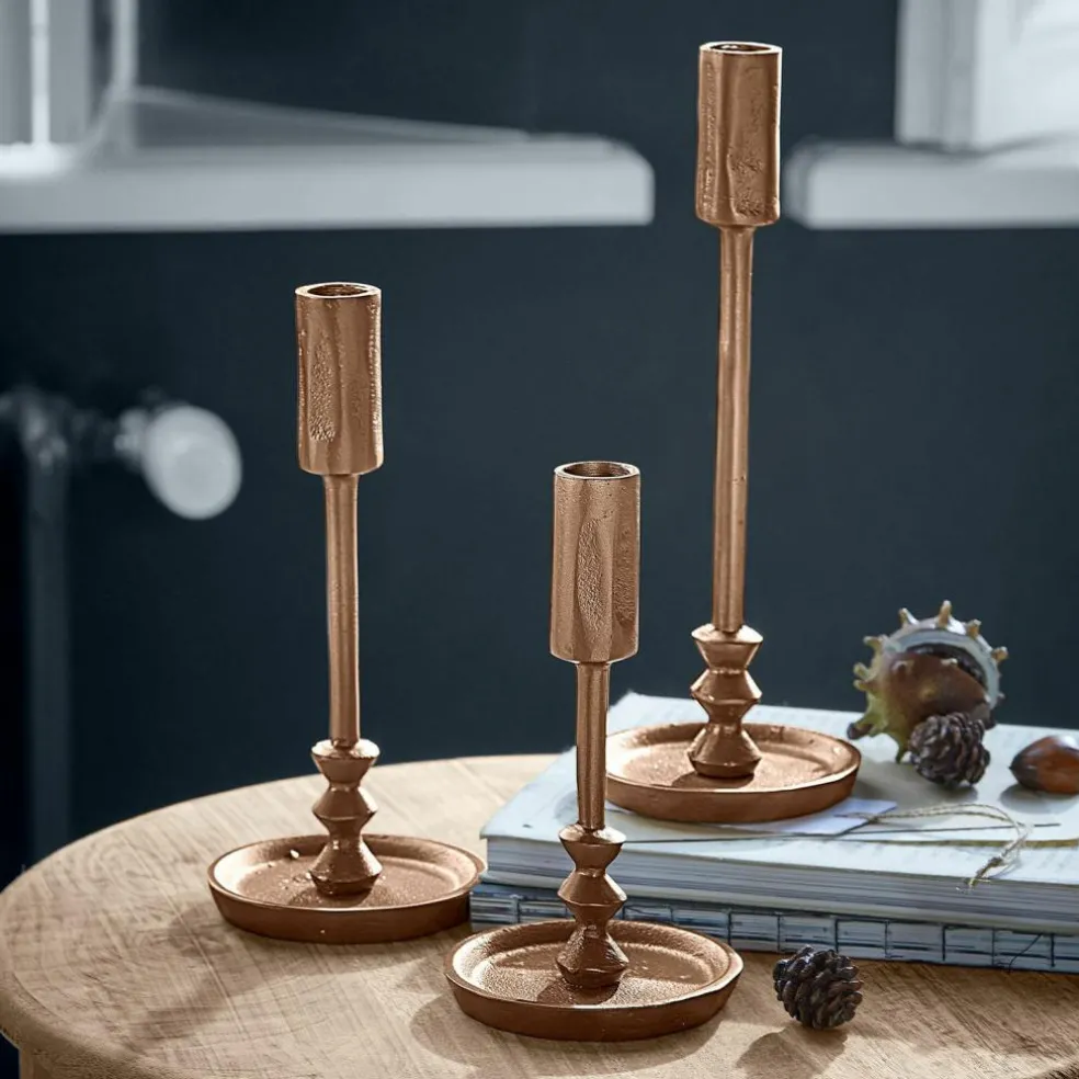 Lot de 3 bougeoirs Rivandre