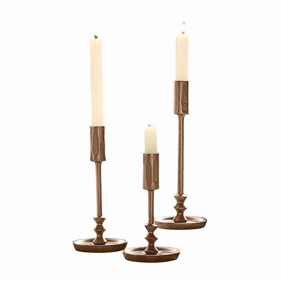 Lot de 3 bougeoirs Rivandre