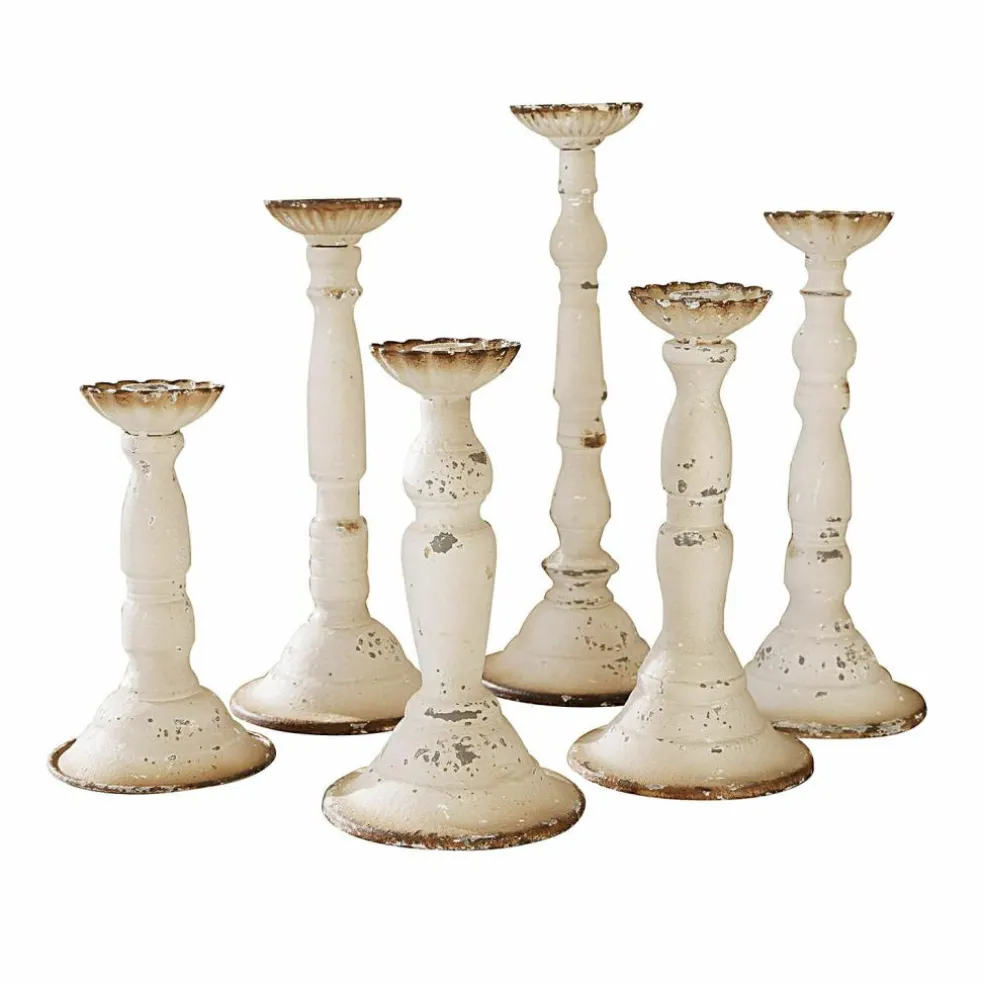 Lot de 6 bougeoirs Rivondelle