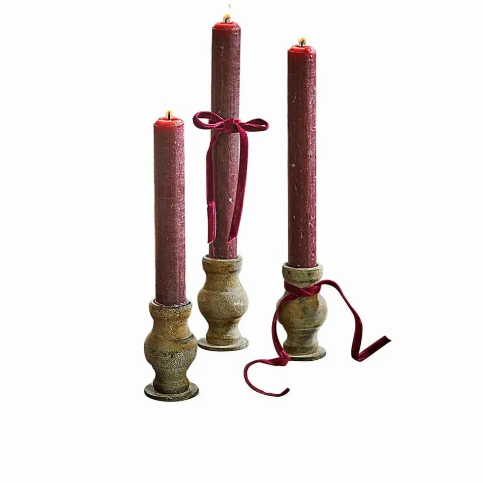 Lot de 3 bougeoirs Seranda