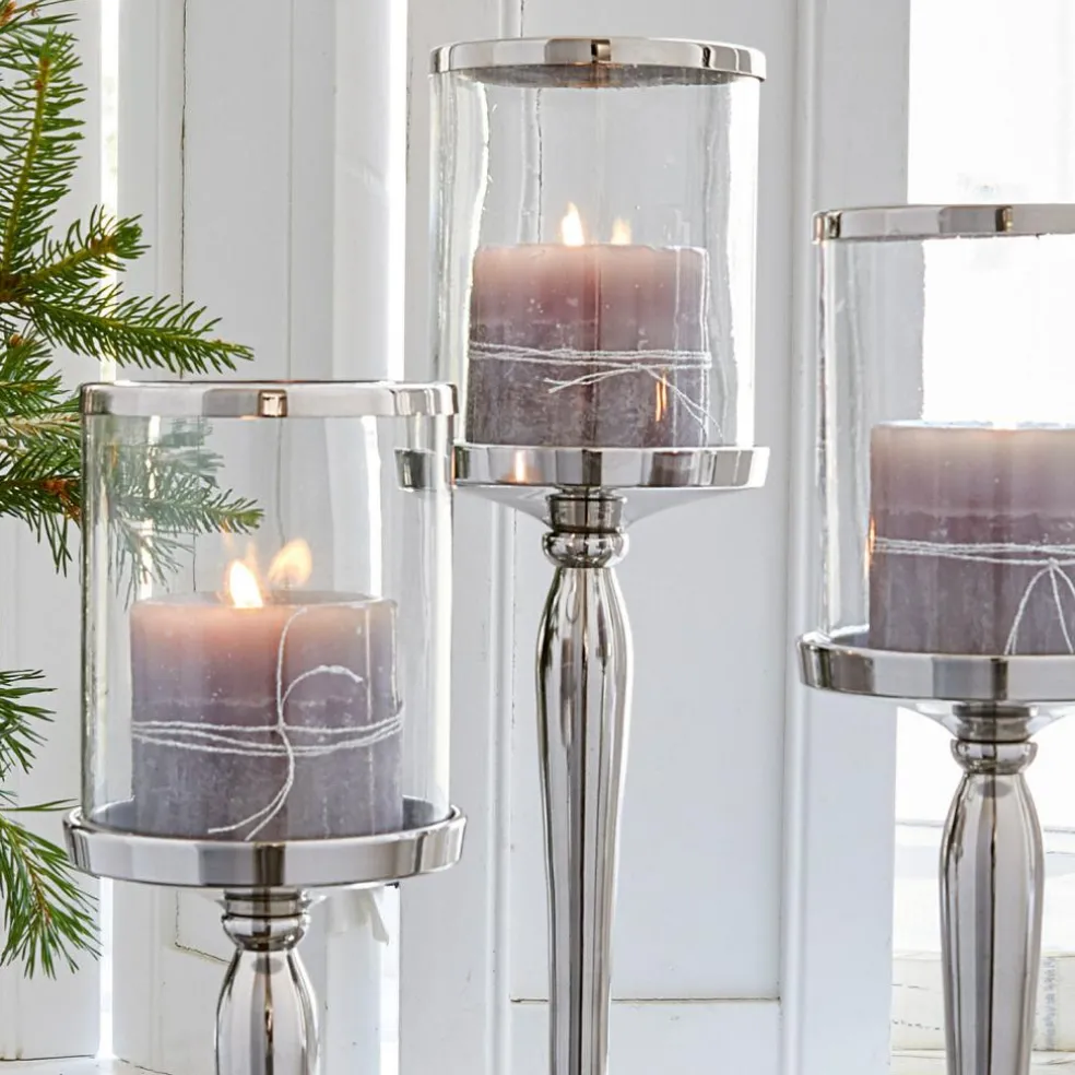 Lot de 3 bougeoirs Serres