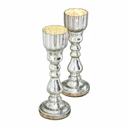 Lot de 2 bougeoirs Velanor