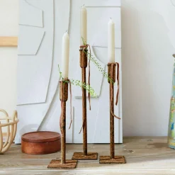 Lot de 3 bougeoirs Viverto