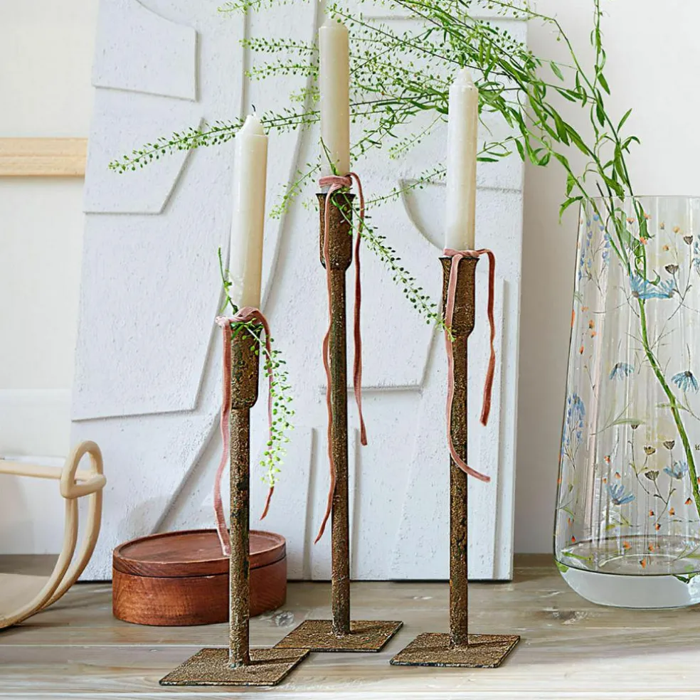 Lot de 3 bougeoirs Viverto