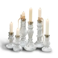 Lot de 6 bougeoirs Youna