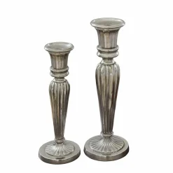 Lot de 2 bougeoirs Zahfira