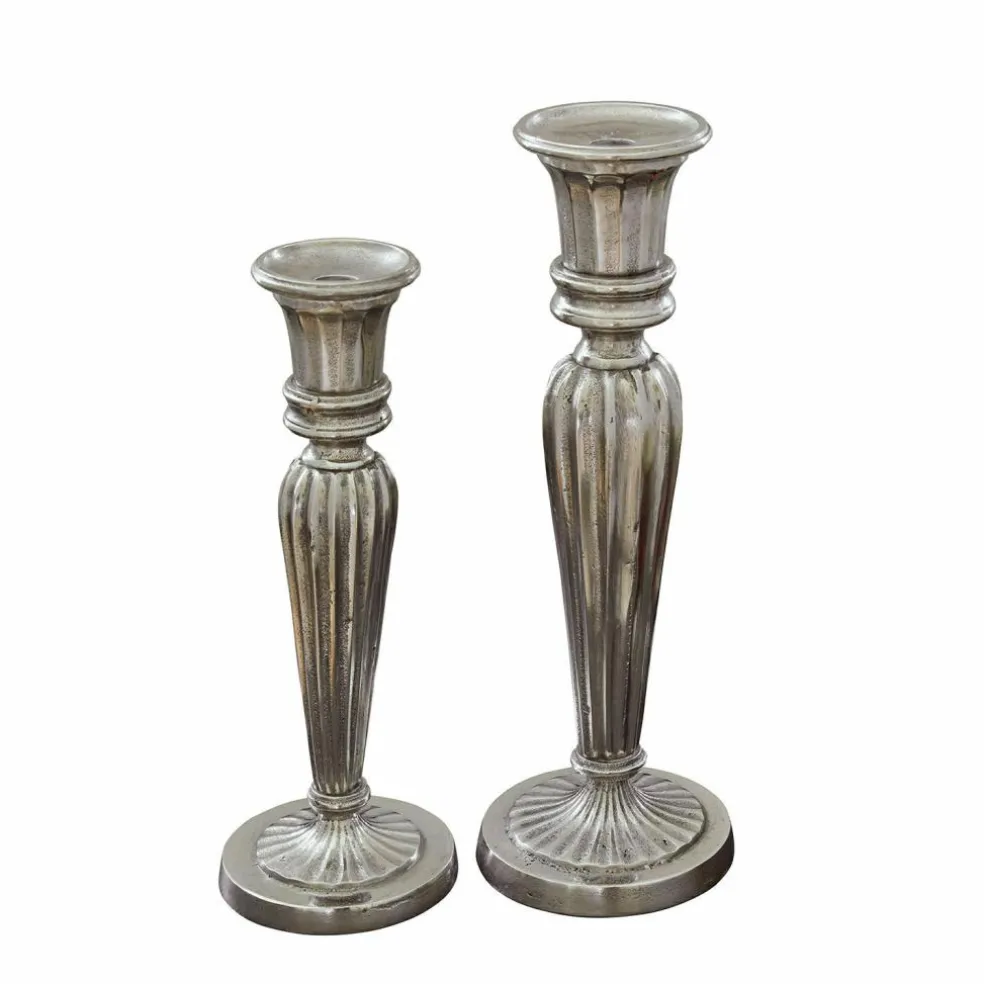 Lot de 2 bougeoirs Zahfira