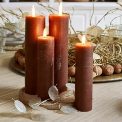 Lot de 4 bougies Avinal